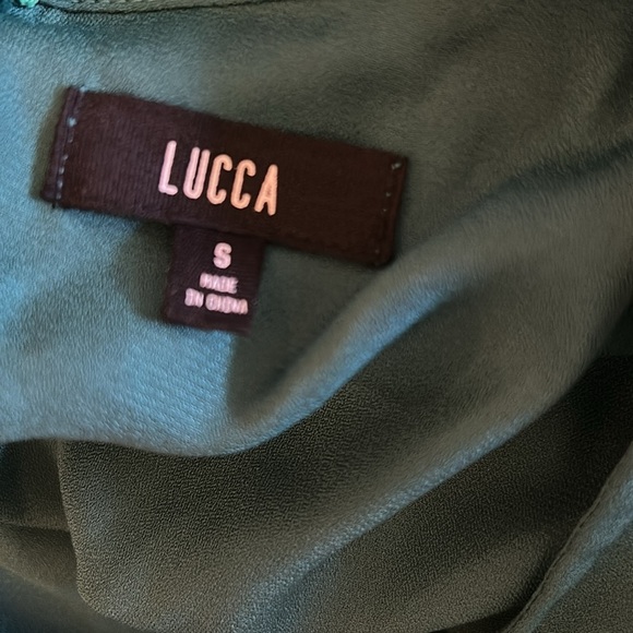 Lucca Long Sleeve Green Romper | SIZE S - Picture 3 of 4